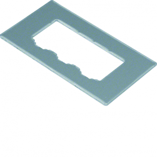 tehalit.GB-EG Płytka montażowa GTVD2/300 3xRJ45 19,5x14,9 aluminium - GTVDM033 - HAGER