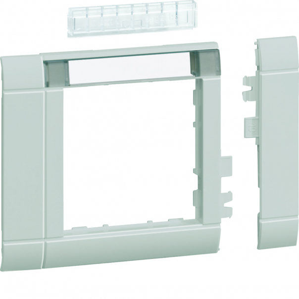 tehalit.WA Maskownica 80mm 1-krotna 55x55mm pole opisowe PC-ABS bezhalog jszary - GR0802A7035 - HAGER