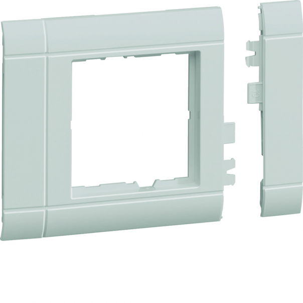 tehalit.WA Maskownica 80mm 1-krotna 50x50mm PC-ABS bezhalogenowy jasnoszary - GR0800B7035 - HAGER