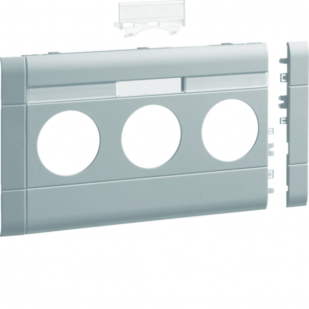tehalit.WA Maskownica 3-krotna z polem opisowym ABS bezhalogenowy 120mm jasnosz. - GB120317035 - HAGER