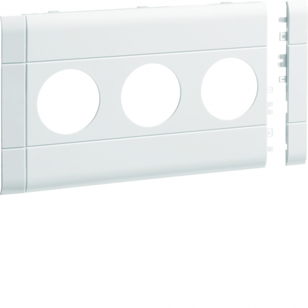 tehalit.WA Maskownica 3-krotna ABS bezhalogenowy 120mm biały - GB120309016 - HAGER