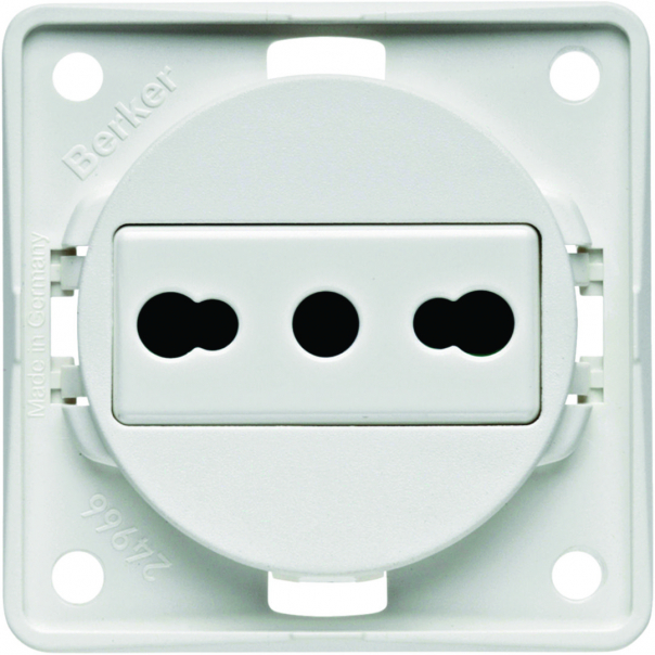 Integro Flow Gniazdo z uz. "Włochy" biały - 962512502 - HAGER