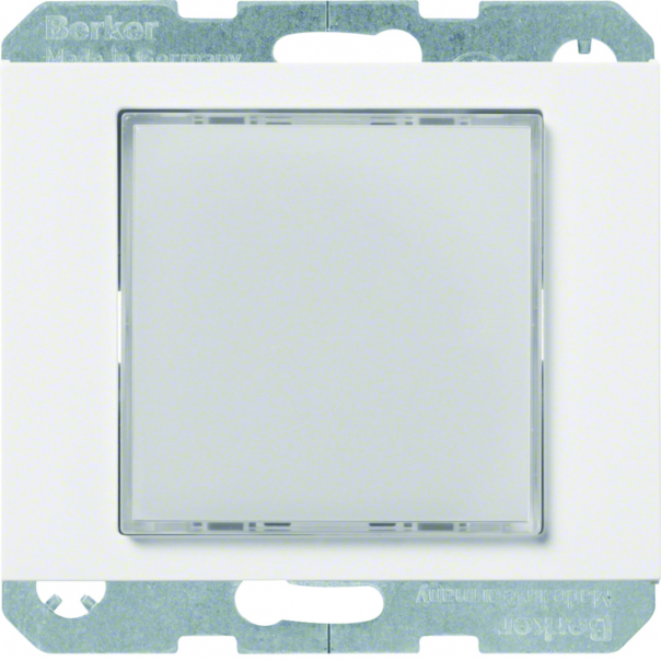 K.1 Sygnalizator świetlny LED podświetlenie czerwone/zielone, biały połysk - 29527009 - HAGER