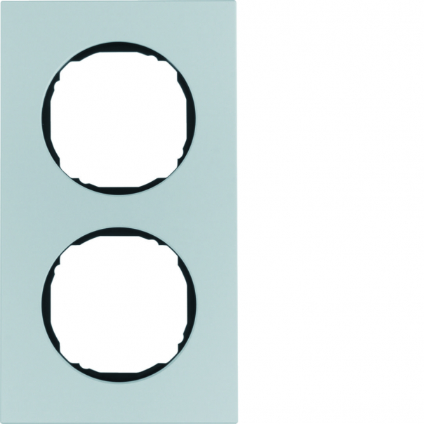 R.8 Ramka 2-krotna, aluminium - 10122674 - HAGER