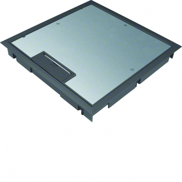 tehalit.VE-EE Pokrywa uchylna płytki montaż Q08 294X294 5mm czarny PA - KDQ08059005 - HAGER