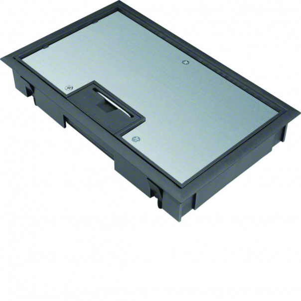 tehalit.VE-EE Pokrywa uchylna płytki montaż E04 147X247 5mm czarny PA - KDE04059005 - HAGER