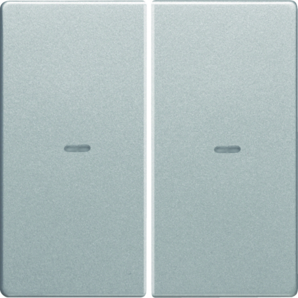 KNX e/s Q.x Klawisze z soczewką do modułu przycisku 2-kr, alu aksamit, lak. - 80960321 - HAGER