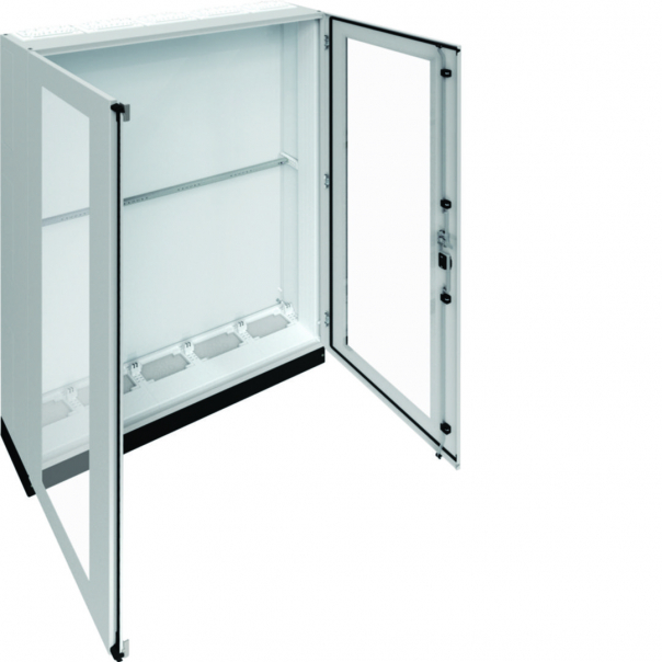 univers Rozdzielnica stojąca IP55/II 1300x1850x275 + cokół 100mm, drzwi transp. - FR25L1 - HAGER