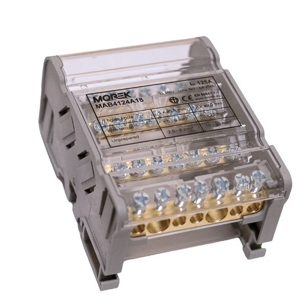 Blok dystrybucyjny Moblock 4P 160A-9 1x50 + 2x35 + 6x16mm2 - MAB4162A18 - MOREK