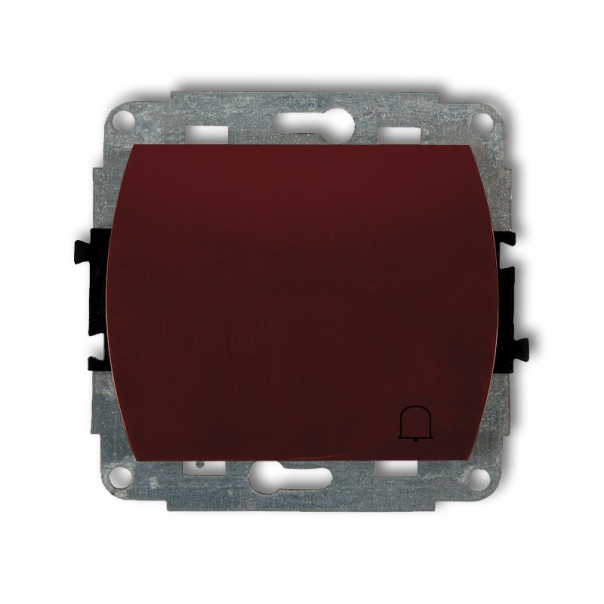 Mechanizm łącznika zwierny dzwonek podtynkowy IP 20, 10AX 250V~ TREND brązowy - 4WP-4 - KARLIK
