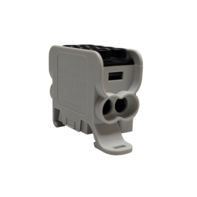 Blok dystrybucyjny - rozdzielczy HLAK 25 1P czarny 2xAl/Cu 25mm2+16mm2 1000VAC/1500VDC  - MAG1251S00 - MOREK