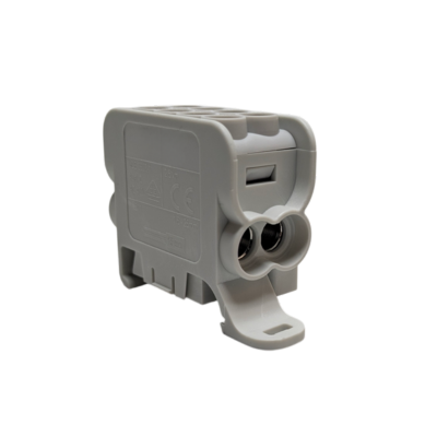 Blok dystrybucyjny - rozdzielczy HLAK 25 1P szary 2xAl/Cu 25mm2+16mm2 1000VAC/1500VDC  - MAG1251A00 - MOREK