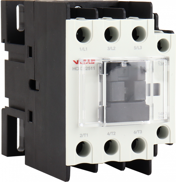 Stycznik mocy 25A AC-3 3P 1NO+1NC 230V AC - VCS-HC5-D-25-11-230 - VECAS