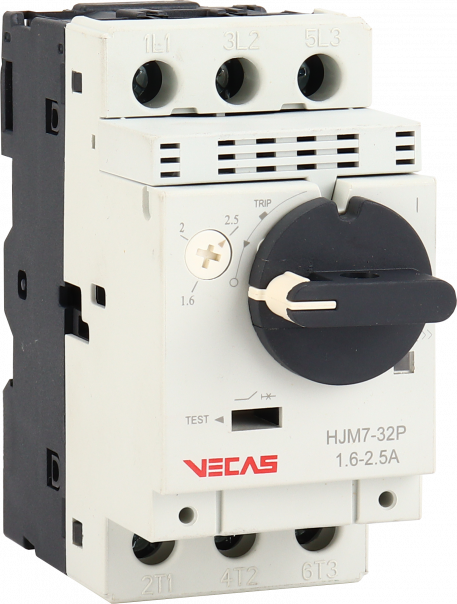 Wyłącznik silnikowy HJM7-32P 3P 2,5-4A 1,5kW - VCS-HJM7-32P-08 - VECAS