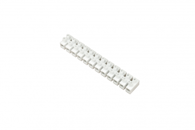 LISTWA ZACISKOWA 12-TOROWA, BIAŁA PS-4. - E.4032 - PAWBOL