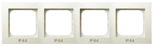 RAMKA POCZWÓRNA DO ŁĄCZNIKÓW IP44 ECRU AS - RH-4G/27 - OSPEL