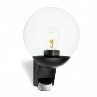 OPRAWA ZEWNĘTRZNA KINKIET 60W IP44 CZARNA Z CZUJNIKIEM RUCHU PIR L 585 C - ST005535 - LANGE ŁUKASZUK