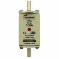 WKŁADKA BEZPIECZNIKOWA NH00 100A 500V GL/GG PODWÓJNY WSKAŹNIK FUSE NH 00 GG 100A 500V D.I. - 100NHG00B - EATON