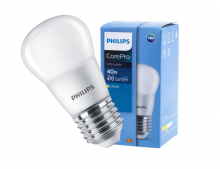ŻARÓWKA LED E27 P45 5W 470LM 2700K KULKA COREPRO LUSTRE - 8719514312623 - Philips