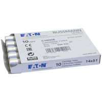 WKŁADKA BEZPIECZNIKOWA 14X51MM 50A 400VAC GL/GG ZWŁOCZNA IEC BUSSMANN - C14G50 - EATON