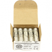 WKŁADKA BEZPIECZNIKOWA 10X38MM 6A 1000VDC GPV BUSSMANN - PV-6A10F - EATON