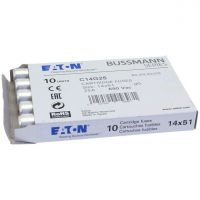 WKŁADKA BEZPIECZNIKOWA 14X51MM 25A 690VAC GL/GG ZWŁOCZNA IEC BUSSMANN - C14G25 - EATON
