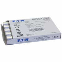 WKŁADKA CYLINDRYCZNA 14 X 51 MM 16A GG 500V AC C14G16 - C14G16 - EATON