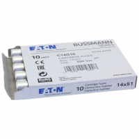 WKŁADKA CYLINDRYCZNA 14 X 51 MM 10A GG 500V AC C14G10 - C14G10 - EATON