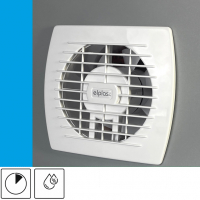 WENTYLATOR DOMOWY EOL 120HT CZUJNIK WILGOTNOŚCI Z OPÓŹNIENIEM CZASOWYM, FI 120 MM, KOLOR BIAŁY - 84915574 - S&I