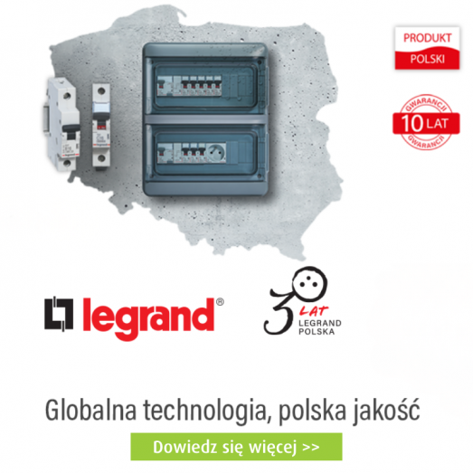 LEGRAND 10 LAT GWARANCJI