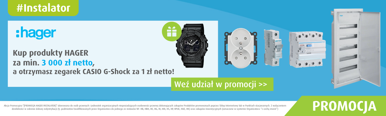 HAGER promocja INSTALATOR 2026